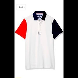 Tommy Hilfiger Men's MEDIUM Polo Shirt- Custom Fit